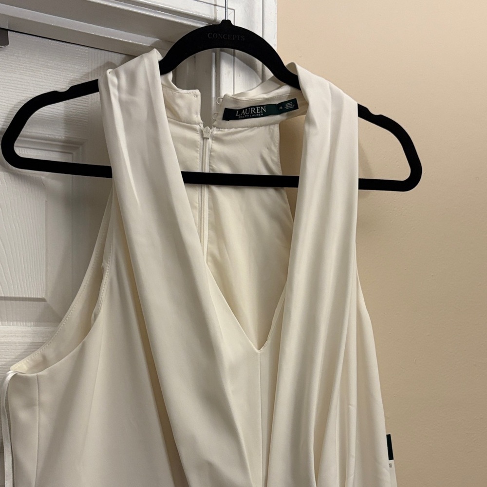 Lauren Ralph Lauren Cream Jumpsuit